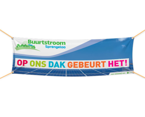 Buurtstroom banner / spandoek