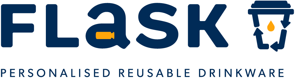 Flask - Personalised Reusable Drinkware - logo