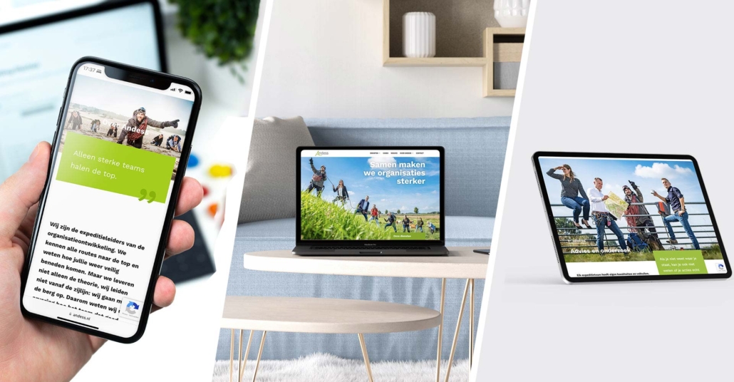 Portfolio Andess website